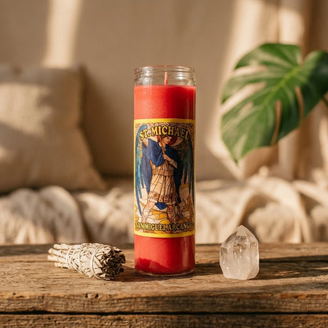 Devotional jar candle — Spiritual Altar Lifestyle | Generated by Modelize