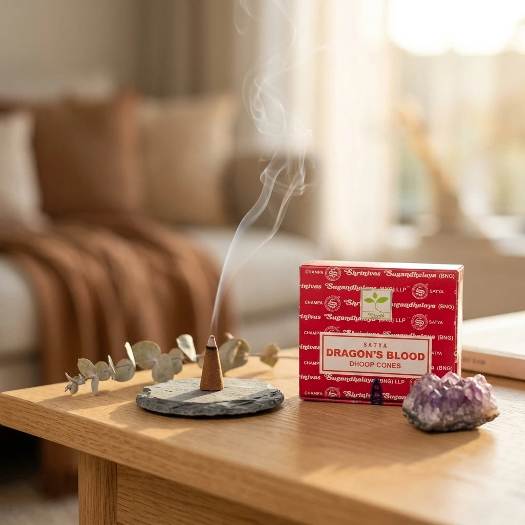 Incense cone packaging — Cleansing Ritual Lifestyle | Generated by Modelize