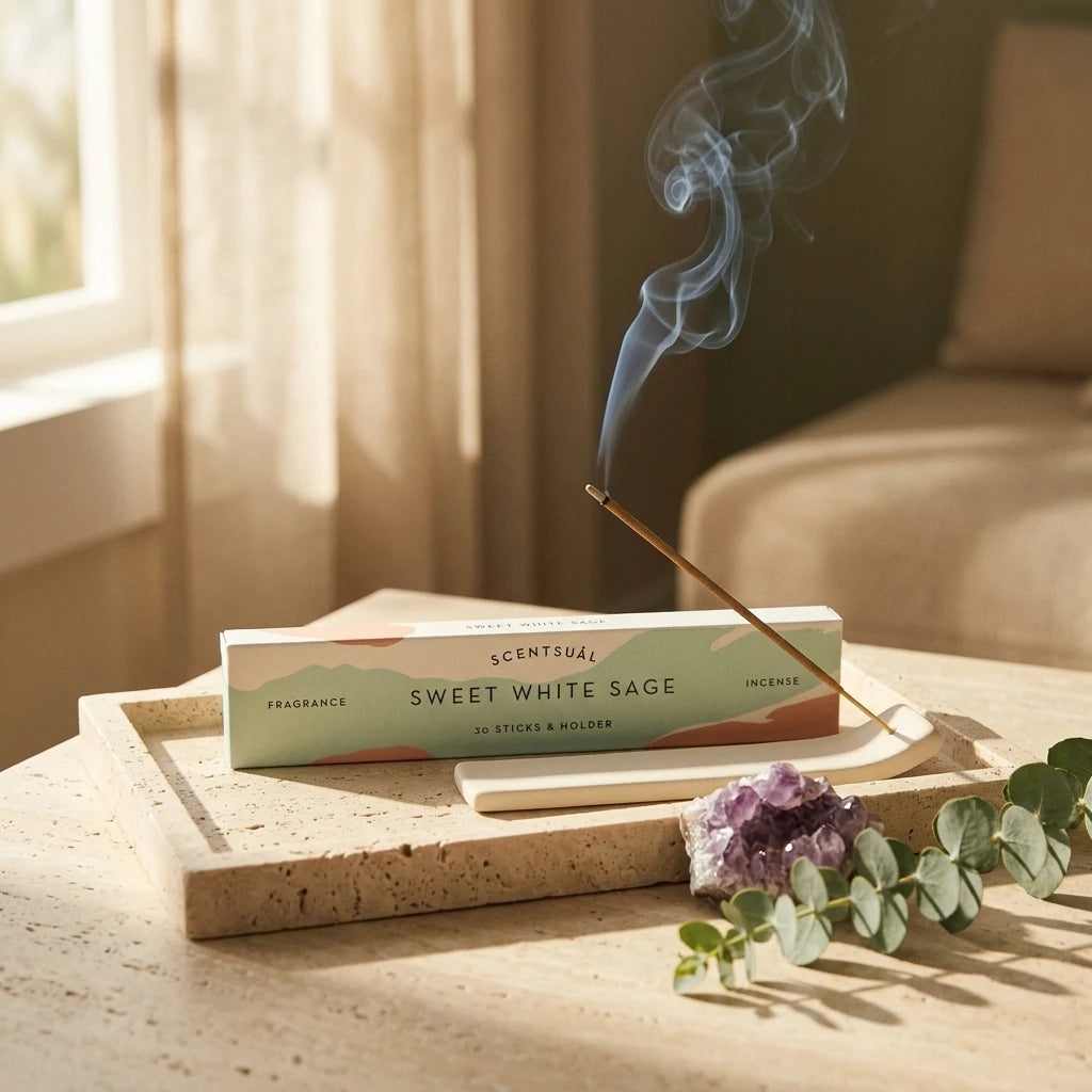 Incense packaging — Morning Ritual Lifestyle | Generated by Modelize