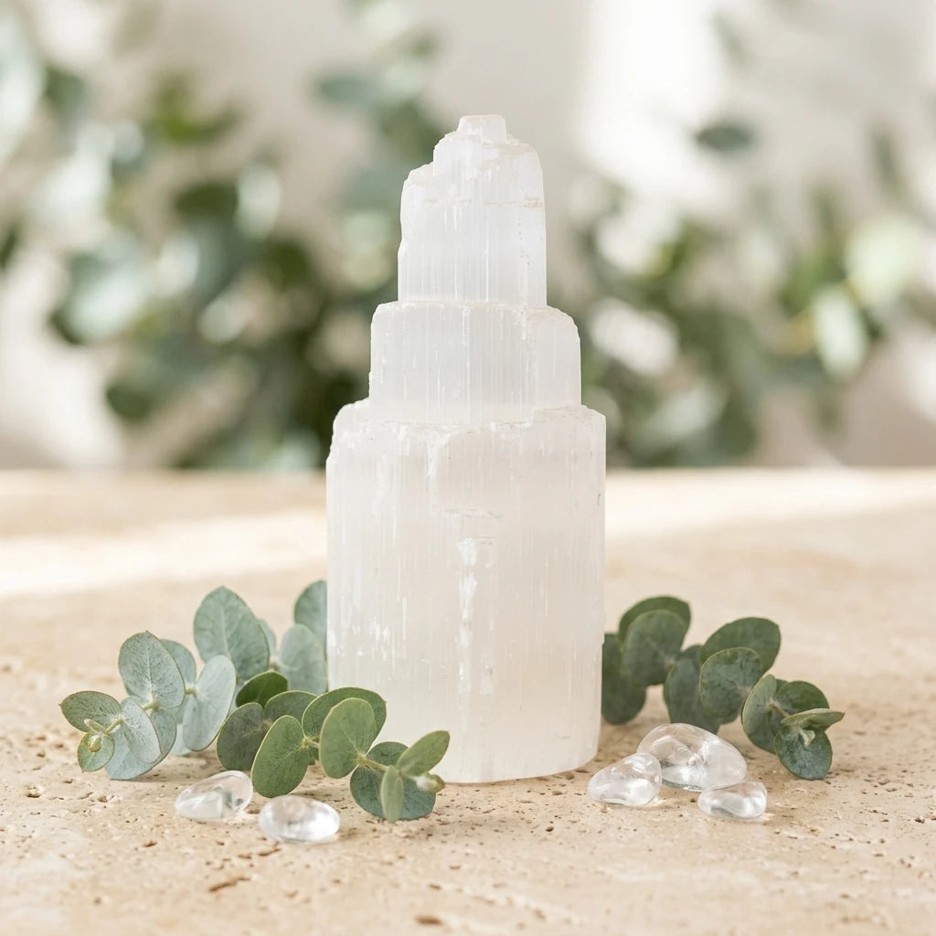 Crystal tower — Lifestyle Wellness Setting | Generated by Modelize