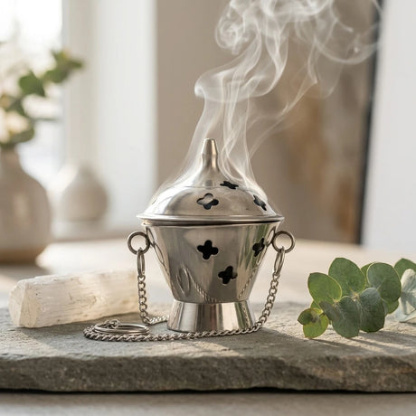 Hanging incense burner — Cleansing Ritual Lifestyle | Generated by Modelize
