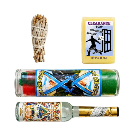 Spiritual Cleansing Ritual Kit — Zen Components Flat Lay | Generated by Modelize
