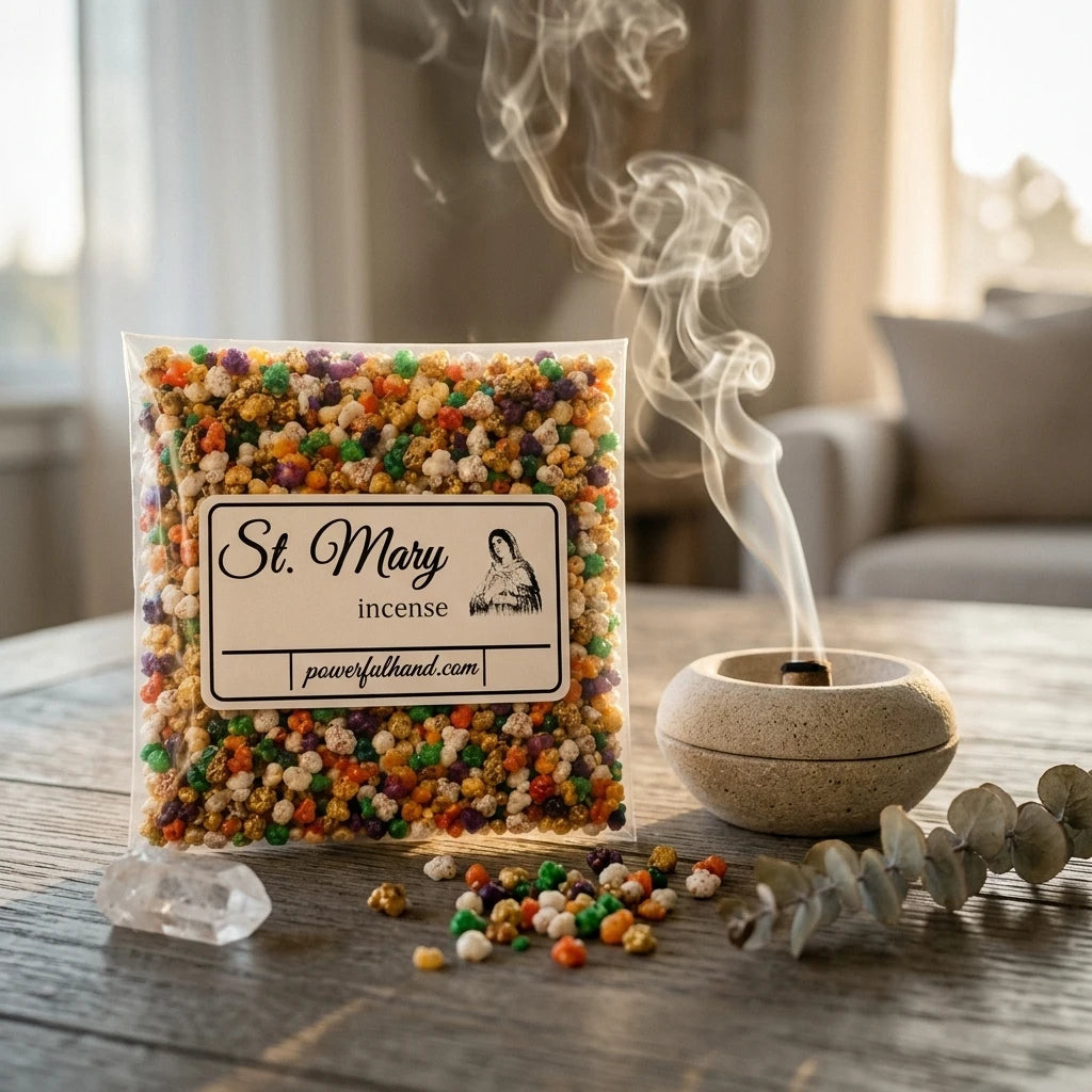 Incense Resin Grains — Ritual Lifestyle Scene | Generated by Modelize