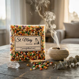 Incense Resin Grains — Ritual Lifestyle Scene | Generated by Modelize