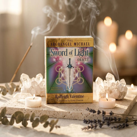 Oracle Card Deck Box — Sacred Altar Lifestyle | Generated by Modelize