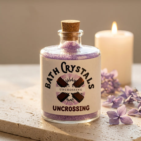 Apothecary jar with bath salts — Apothecary Lifestyle Scene | Generated by Modelize