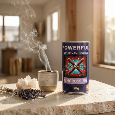 Cylindrical incense powder canister — Cleansing Ritual Lifestyle | Generated by Modelize