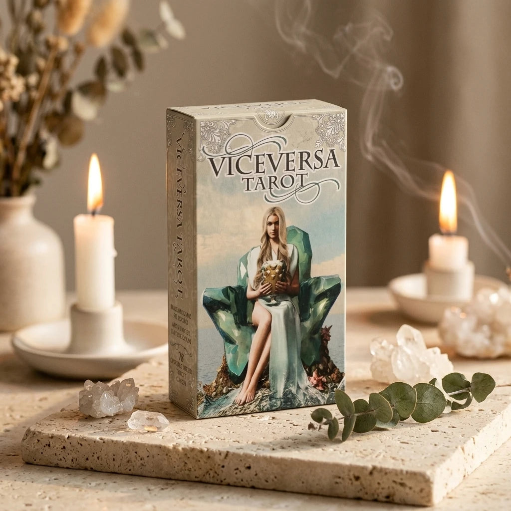 Tarot card deck box — Sacred Altar Lifestyle | Generated by Modelize