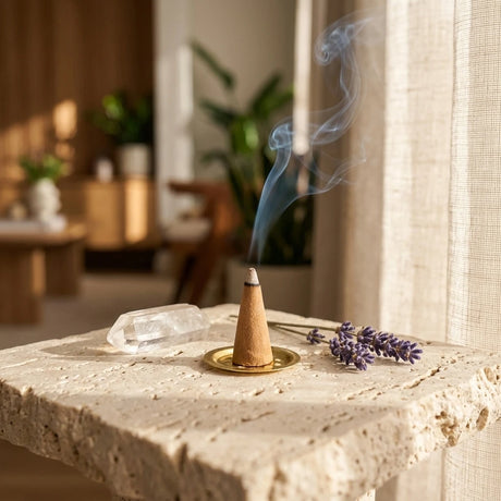 Incense cones with packaging — Ritual Lifestyle | Generated by Modelize