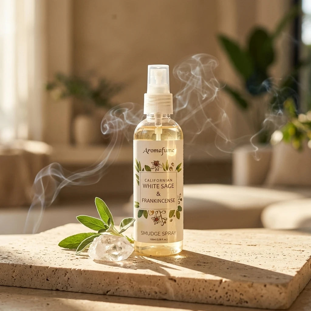 Aromatherapy Smudge Spray — Peaceful Ritual Lifestyle | Generated by Modelize