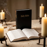 Hardback Bible — Sacred Altar Setting | Generated by Modelize