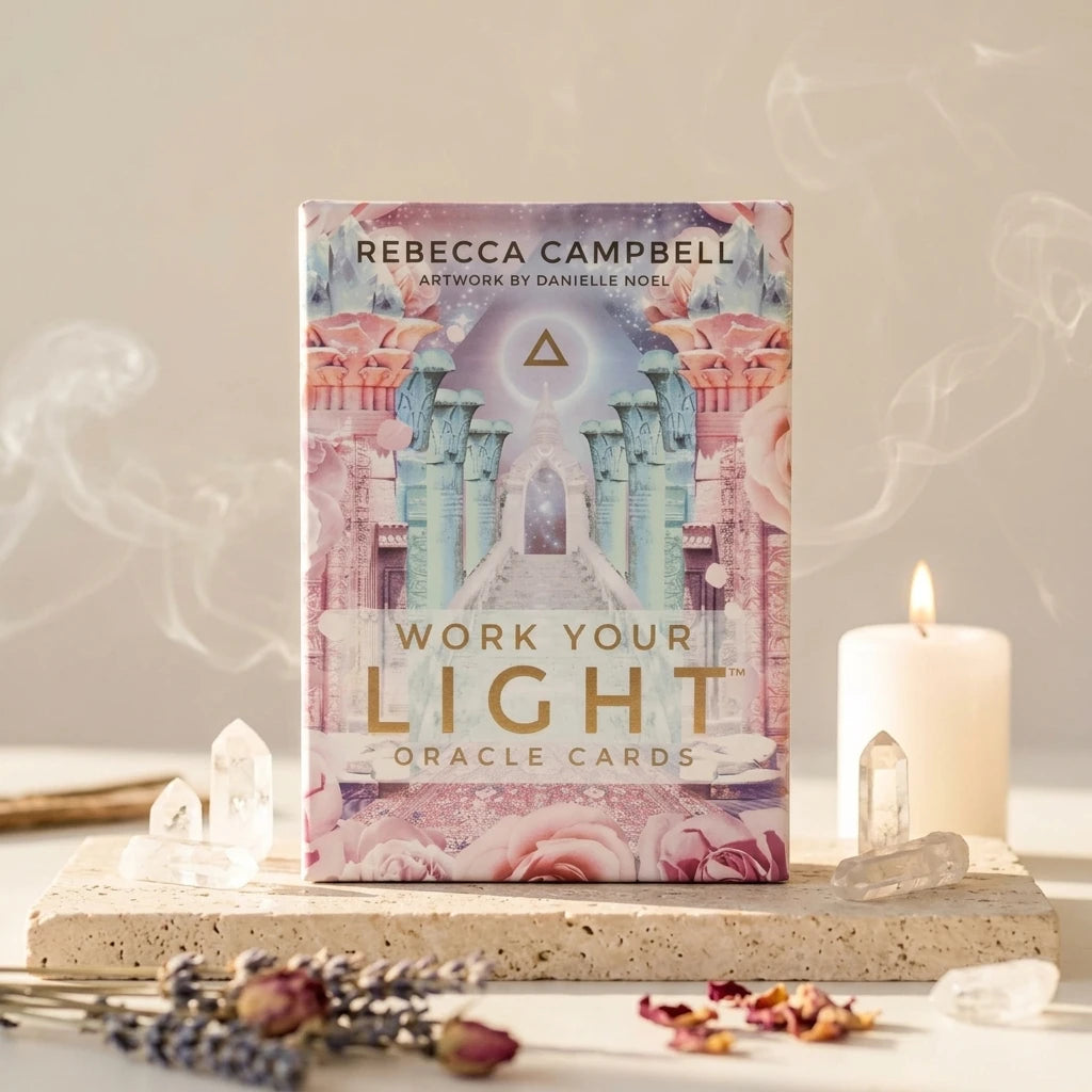 Oracle Card Deck Box — Sacred Altar Lifestyle | Generated by Modelize