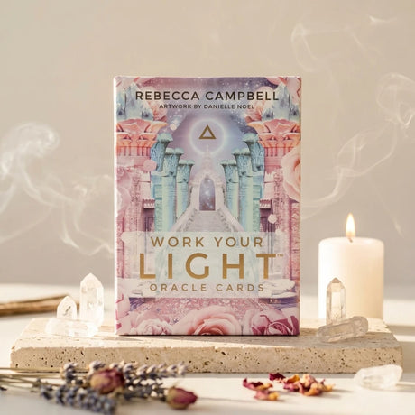Oracle Card Deck Box — Sacred Altar Lifestyle | Generated by Modelize