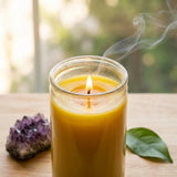 Tall cylindrical ritual candle — Glow and Texture Detail | Generated by Modelize