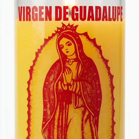 Our Lady of Guadalupe 7-Day Prayer Candle – Virgen de Guadalupe Novena Candle — product photo