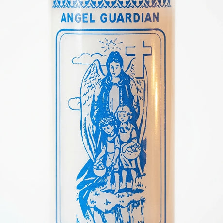 Guardian Angel 7-Day Prayer Candle – Ángel de la Guarda Devotional Candle — product photo
