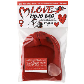 Love Mojo Bag (Rose Quartz Crystal) Powerfulhand.com
