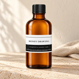 Money Drawing Oil — lifestyle photo on a limestone surface