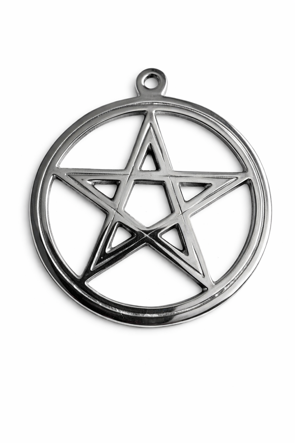 Small Brass Hanging Pentagram