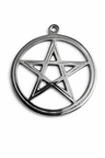 Small Brass Hanging Pentagram