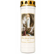 Our Lady of Lourdes Large Pillar Candle CBC Distributors