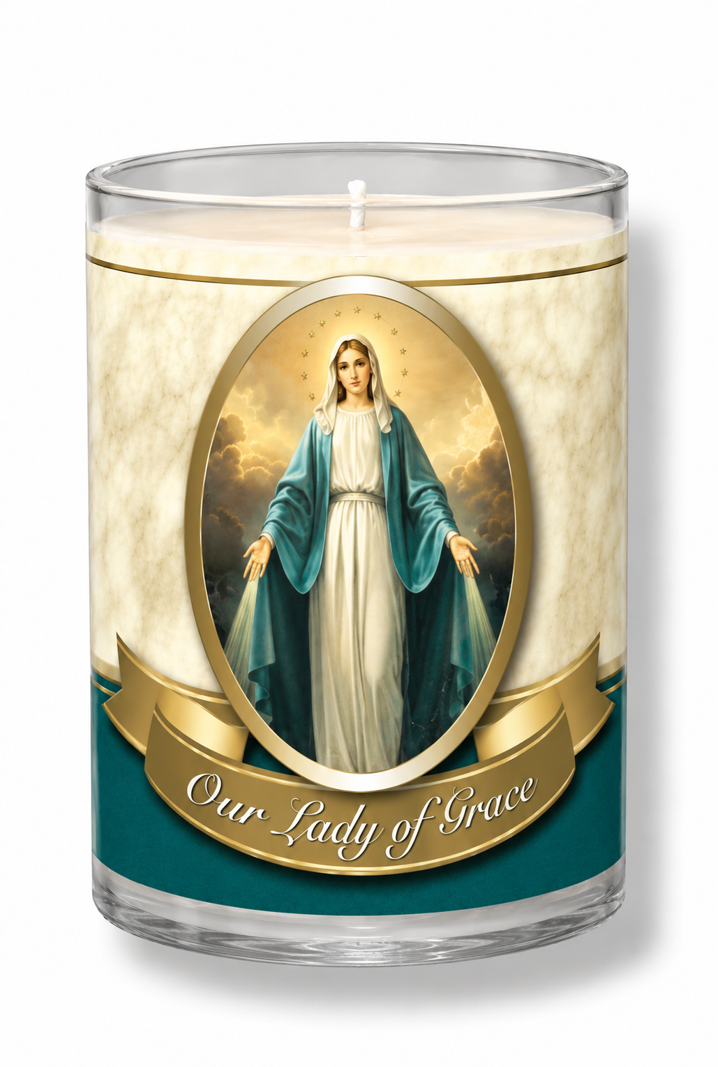 Miraculous Medal 24 Hour Votive Candle