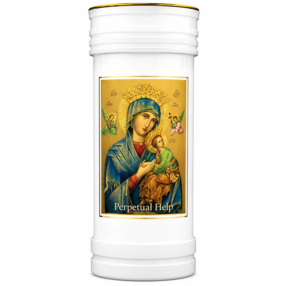 Perpetual Help Pillar Candle CBC Distributors