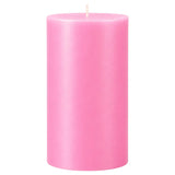 Pink Pillar Candle (3x6") Powerfulhand.com
