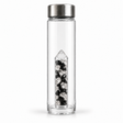 Power Liberty bottle with Obsidian and Rock Crystal