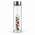 Power Vitality bottle with Red Jasper, Magnesite and Rock Crystal