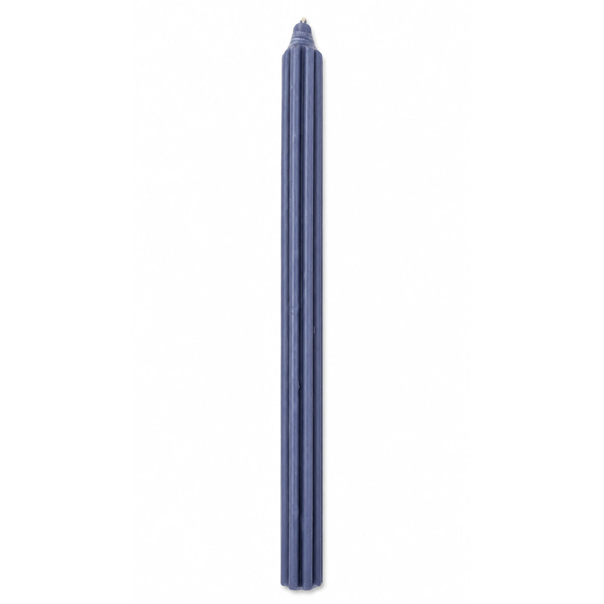 12" Ribbed Taper Candles – Dusty Lavender — product photo