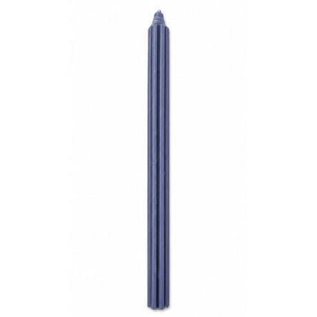 12" Ribbed Taper Candles – Dusty Lavender — product photo