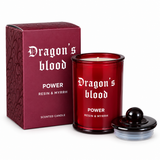 Dragon’s Blood Power Candle – Resin & Myrrh — product on a white studio background