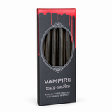 Vampire Tears Black Taper Candles – Set of 4 — product on a white studio background