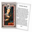 Saint Gerard Medal & Foil Leaflet Prayer Card — product on a white studio background