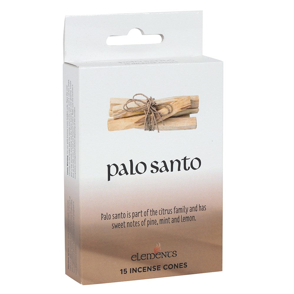Elements Palo Santo Incense Cones – 15 Pack — product on a white studio background