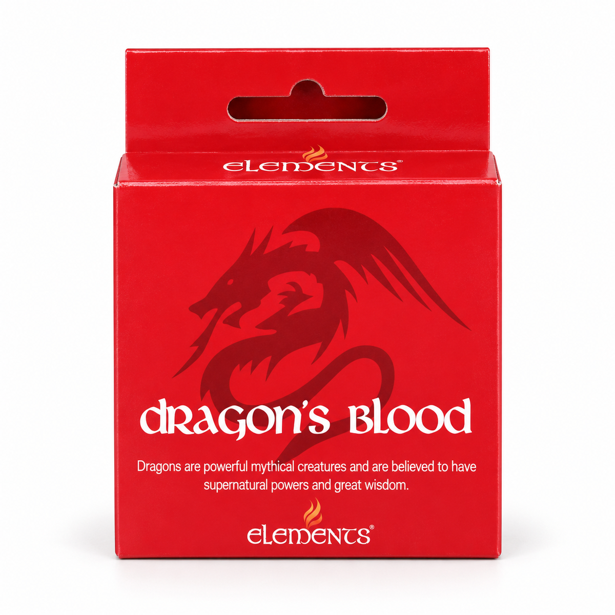 Elements Dragon’s Blood Incense Cones – 15 Pack — product on a white studio background