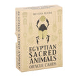 Egyptian Sacred Animals Oracle Cards by Silvana Alasia — product on a white studio background