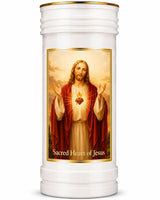 Sacred Heart Pillar Candle CBC Distributors