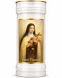 Saint Theresa Pillar Candle CBC Distributors