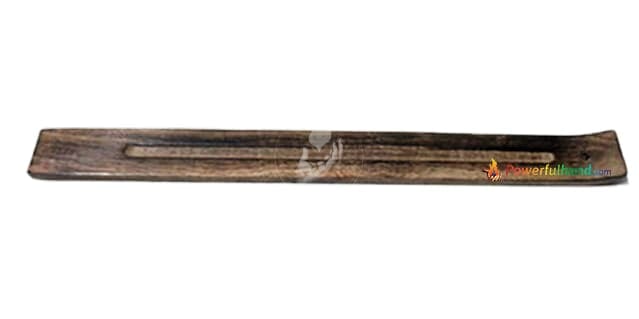 Jumbo Flat Wood Incense Stick Holder