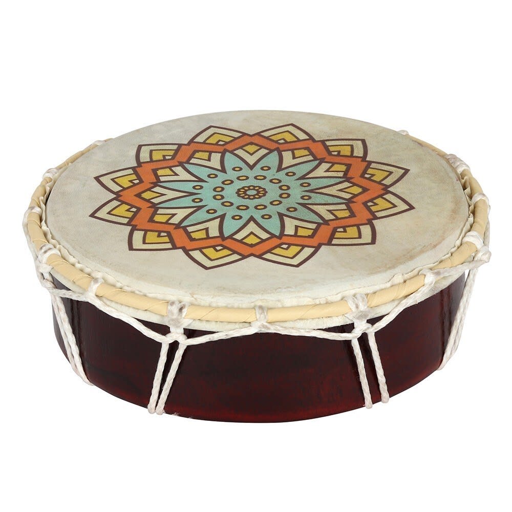 Small Patterned Shamanic Drum