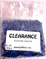 Clearance Incense Grains