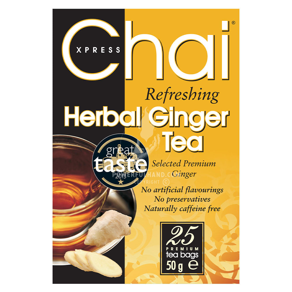 Chá Refrescante de Gengibre e Ervas da Chai Xpress