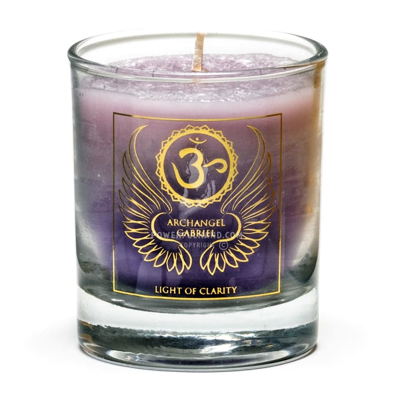 Bougie Votive Archange Gabriel (Chakra 7)