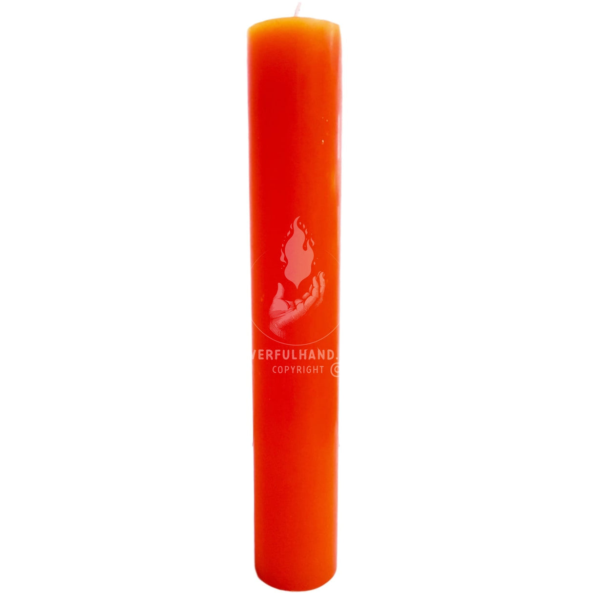 Orange Pillar Candle (2x12")