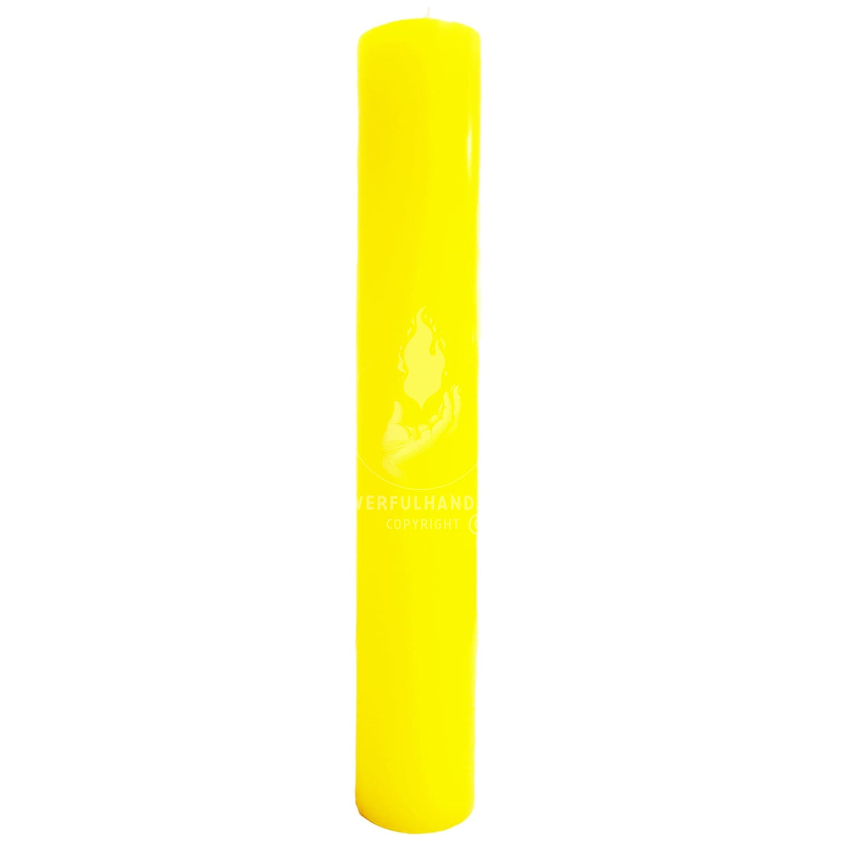 Yellow Pillar Candle (2x12")