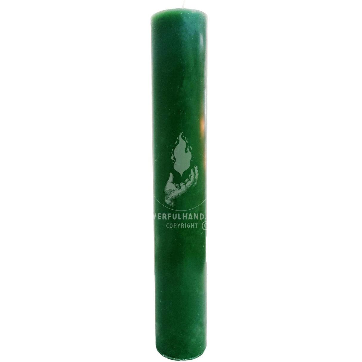 Green Pillar Candle (2x12")