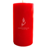 Red Pillar Candle (3x6")