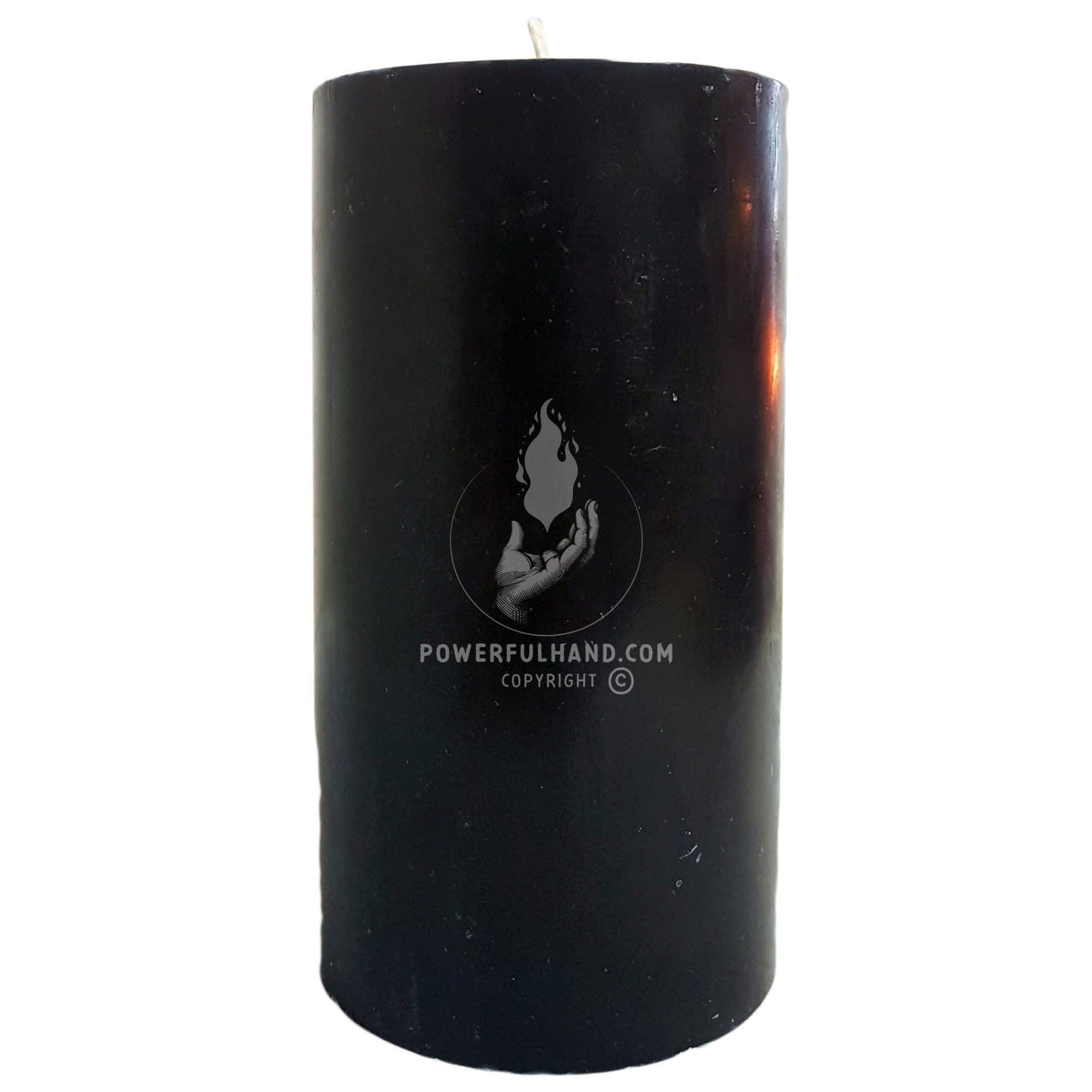 Black Pillar Candle (3x6")